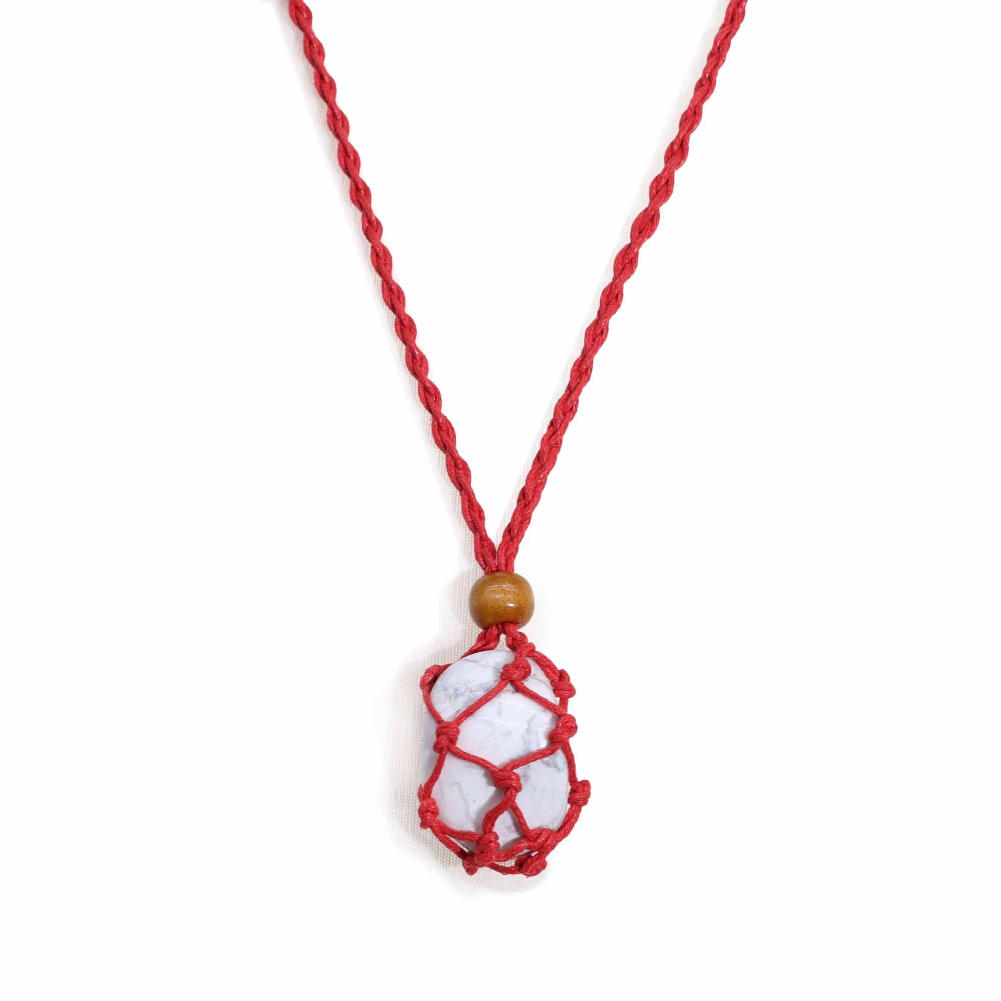 Cordon pour pendentif 45 cm - red