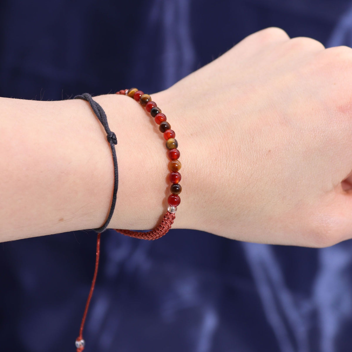 Bougie Zodiaque Lion — Bracelet Œil de Tigre & Cornaline - photo 2