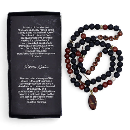 Collier Pierre de Lave Volcanique - Protection & Ancrage – photo 4