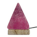 Lampe de sel de l'Himalaya - Pyramide USB 9 cm multicolore