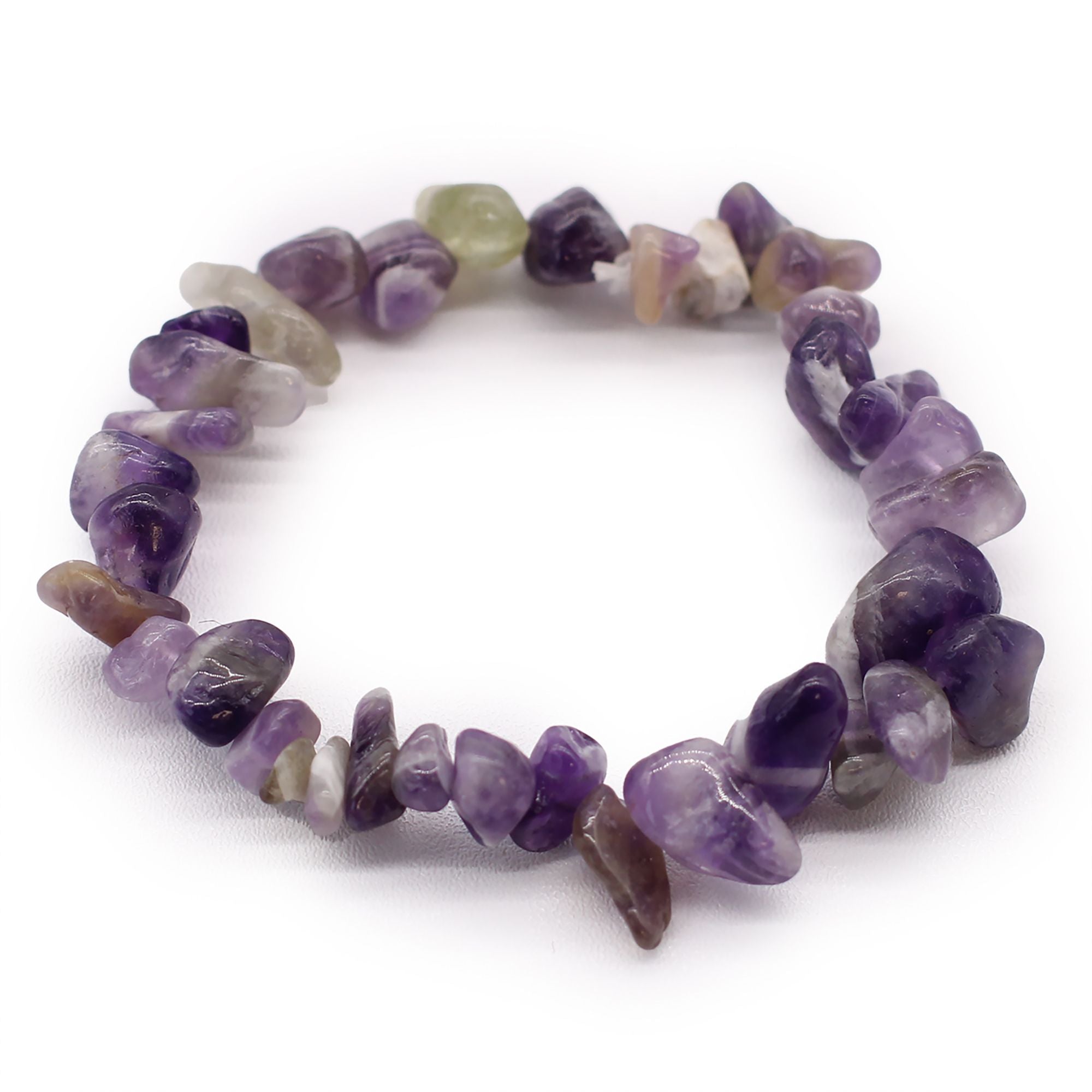 Bracelet en chips de Améthyste