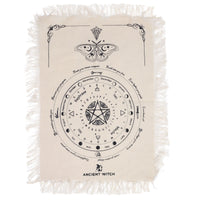 Tissu Pendule Divination Papillon de Nuit Noir