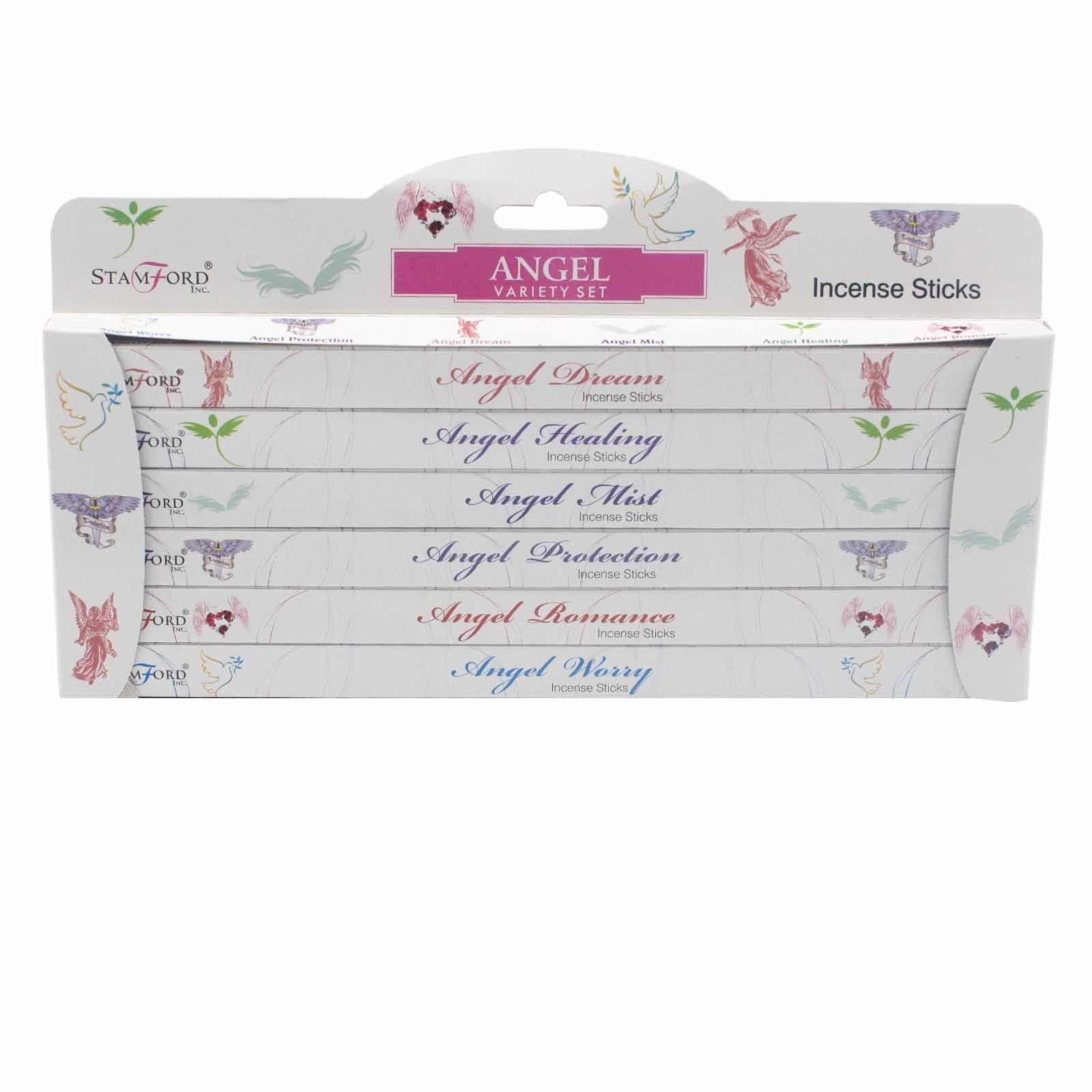 Coffret Encens Stamford Ange — 6 Parfums Thème Céleste