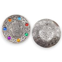 Porte-encens Hamsa 7 Chakras - Protection & Méditation – photo 2