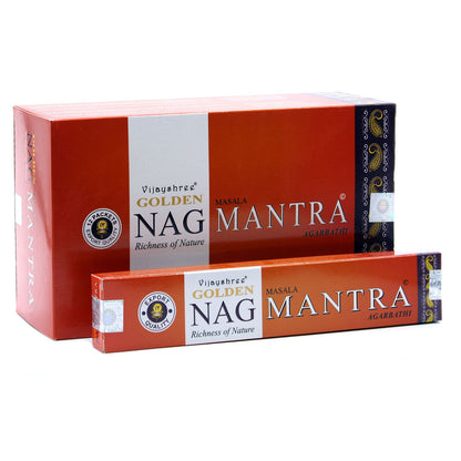 Encens Golden Nag Mantra 15g - Méditation & Paix