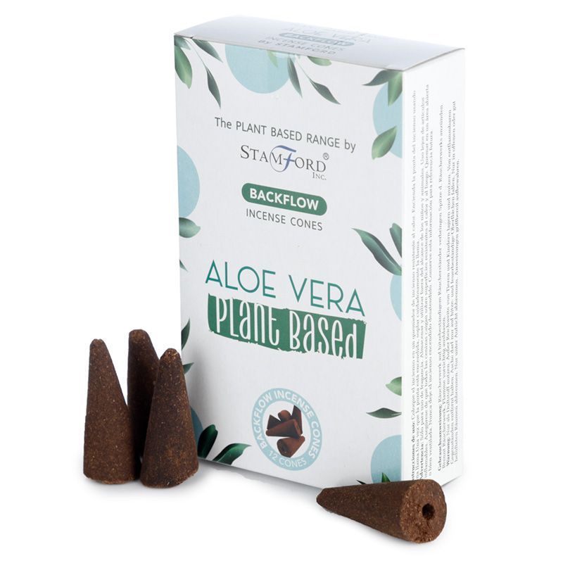 Cône Encens Refoulant Aloe Vera - Effet Cascade 30min