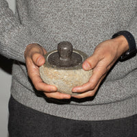 Pot Riverstone Naturel Ancrage — Couvercle 12×8cm – photo 4