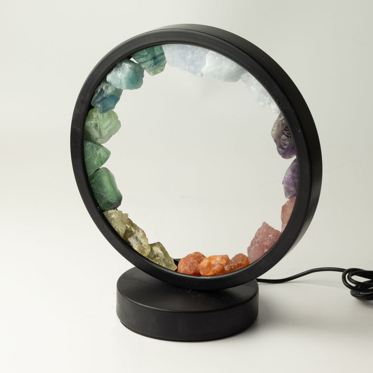 Lampe Halo 7 Chakras — 7 Pierres Naturelles - photo 5