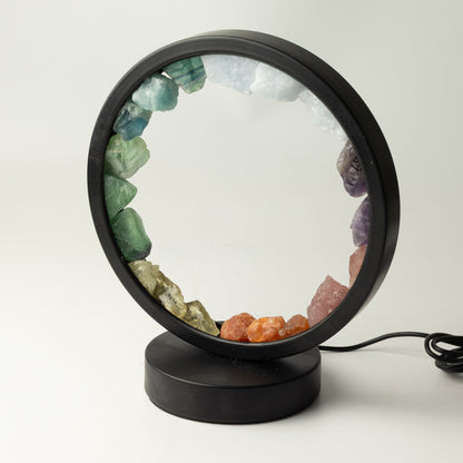 Lampe Halo 7 Chakras — 7 Pierres Naturelles - photo 5