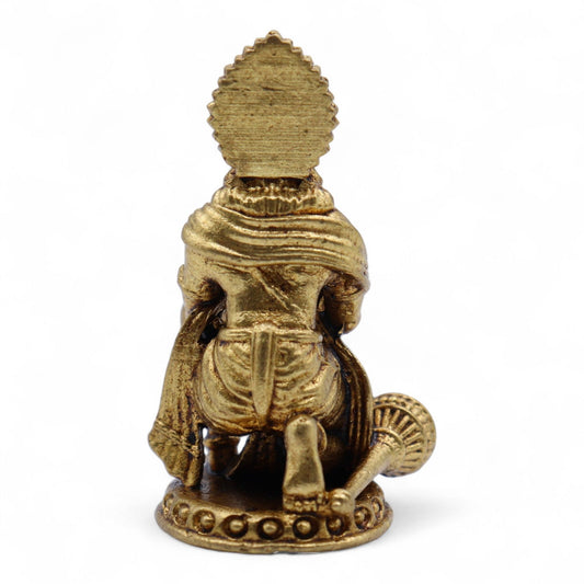 Statuette Hanuman en Laiton — Miniature — 36 mm - photo 3