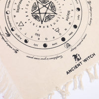 Tissu Pendule Divination Papillon de Nuit Noir – photo 2