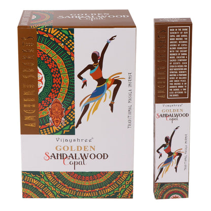 Encens Golden Copal & Santal 15g - Purification & Spiritualité