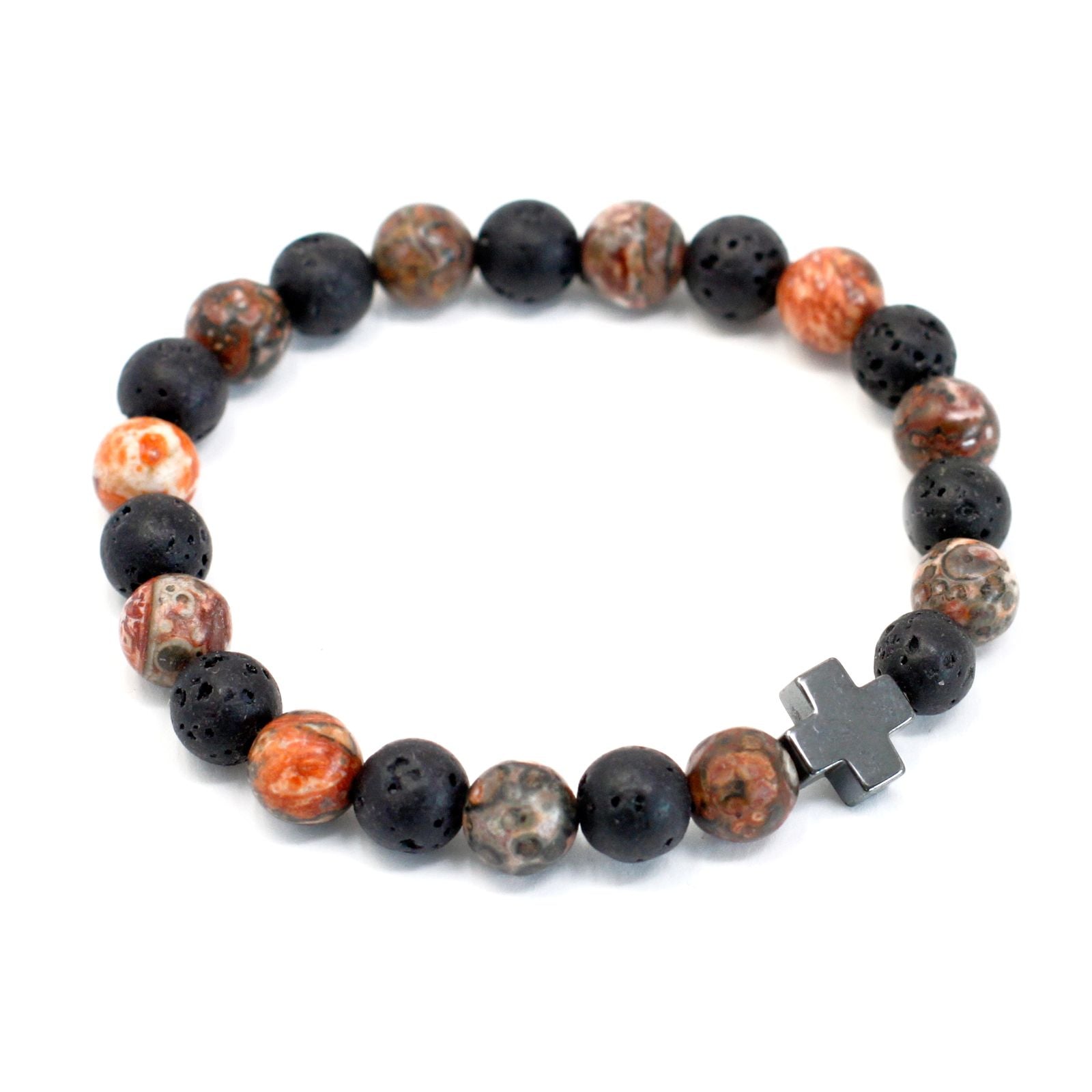 Lot de 2 bracelets d'amitié - Jaspe Léopard - photo 7