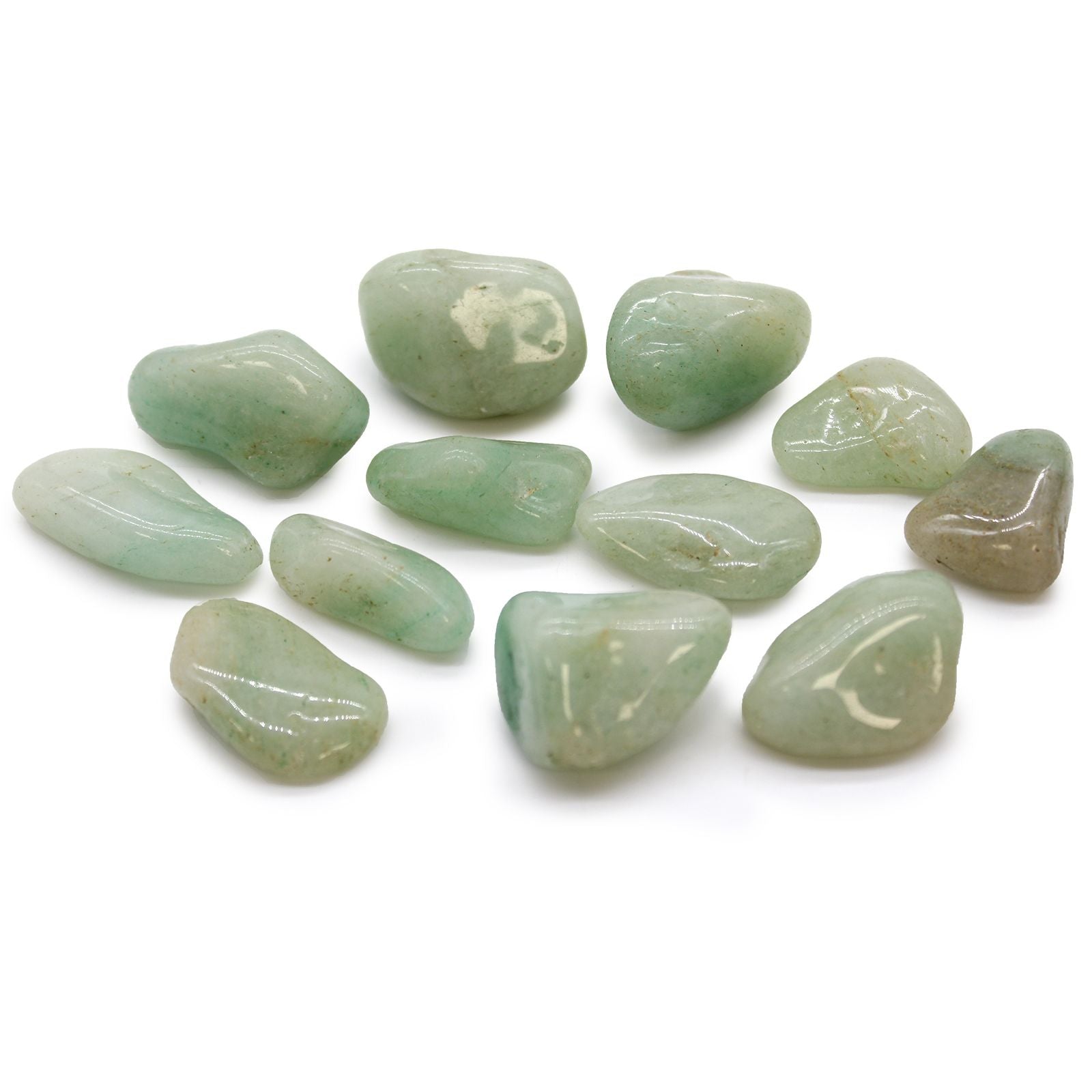 Sachet de 12 pierres roulées d'Afrique - Aventurine