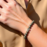 Bracelet Protection en Pyrite — Prospérité et Confiance - Tatum Cristal
