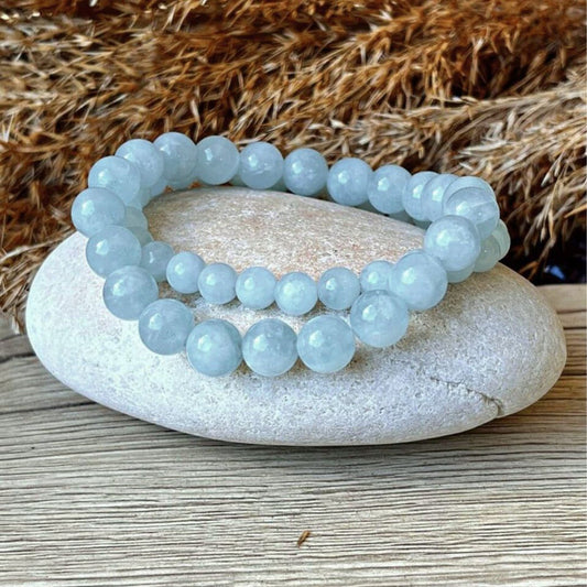Bracelet en Aigue-Marine — Sérénité et Clarté - Tatum Cristal