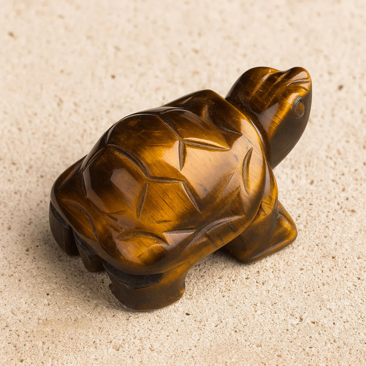 Animal Totem Tortue en Pierre Naturelle - Tatum Cristal