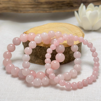 Bracelet en Quartz Rose — Amour et Harmonie - Tatum Cristal